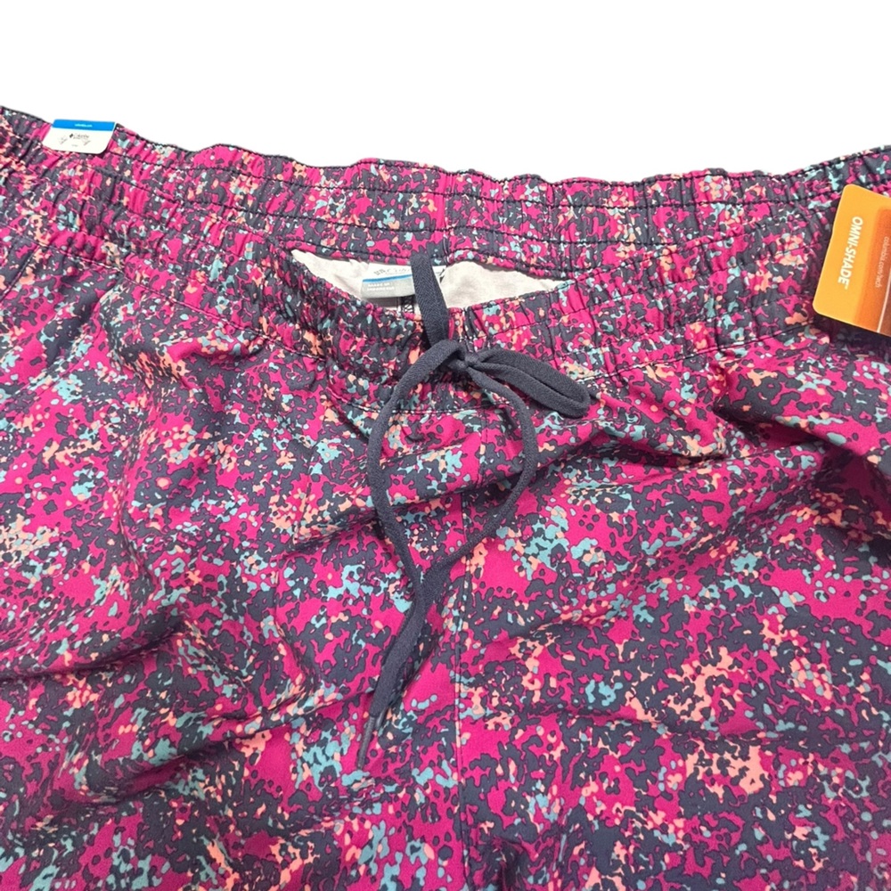 COLUMBIA women’s 3X bogota bay stretch printed swim trunks shorts 6” inseam NWT - Picture 10 of 11
